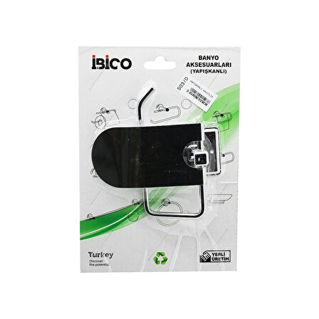 DİL KAPAKLI  METAL  WC KAĞITLIK   YAPIŞKANLI MONTAJ  BNY-503D (5365)