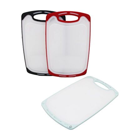 40X24CM  BÜYÜK  PLASTİK  KESİM PANOSU  KAYMAZ SİLİKON KENARLIK - 10MM KALINLIK (5365)