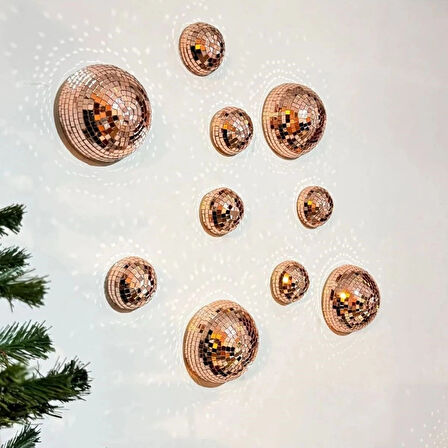 Kare Bronz Cam Mozaik Fayans Çıkartmaları El İşi Kare Cam Fayans Kendinden Yapışkanlı Aynalı Dekor Panel 30x30 Cm (5365)