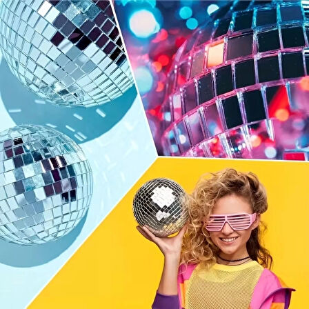 Kare Silver Cam Mozaik Fayans Çıkartmaları El İşi Kare Cam Fayans Kendinden Yapışkanlı Aynalı Dekor Panel 30x30 Cm (5365)