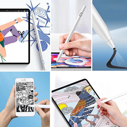 Evrensel Tablet ve Dokunmatik Telefonlarla Uyumlu Hassas Çizim ve Tasarım Kalemi (5365)