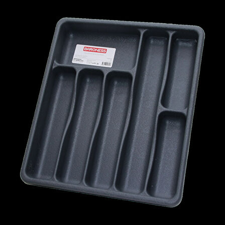 GRİ - 7 BÖLMELİ ÇEKMECE İÇİ KAŞIKLIK (5365)