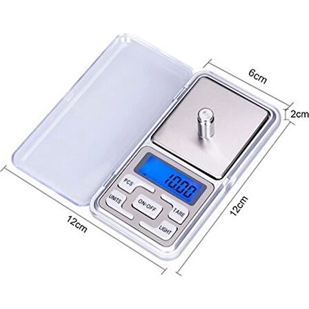 Dijital Hassas Elektronik Kuyumcu Cep Terazisi Tartı 200 gr / 0.01 gr (5365)