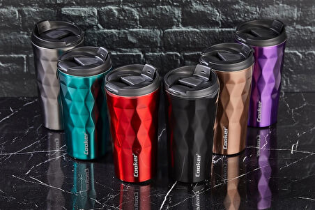 CKR-2048 350ML.ÇELİK MUG TERMOS BARDAK RENKLİ (5365)