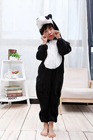 Çocuk Panda Kostümü 2-3 Yaş 80 cm (5365)