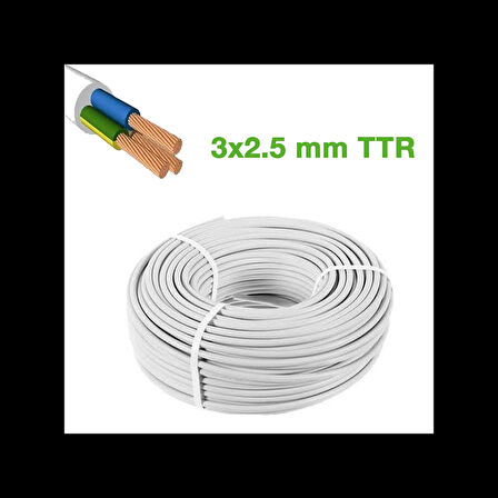 TTR 3x2.5mm KABLO 100MT  CCA KABLO (5365)