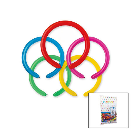 SOSİS UZUN BALON 2 İNÇ - 5CM - 100PCS (5365)