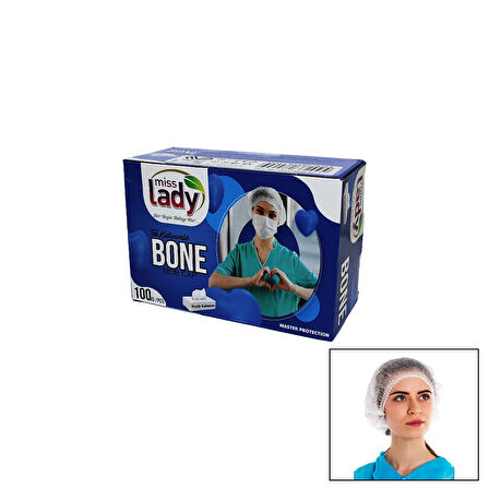 100 PARÇA  CERRAHİ - HİJYEN - AŞCI KAFA BONESİ (5365)