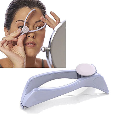 Slique İple Yüz Tüy Alma Aleti Kaş Kıl Alıcı Epilatör (5365)