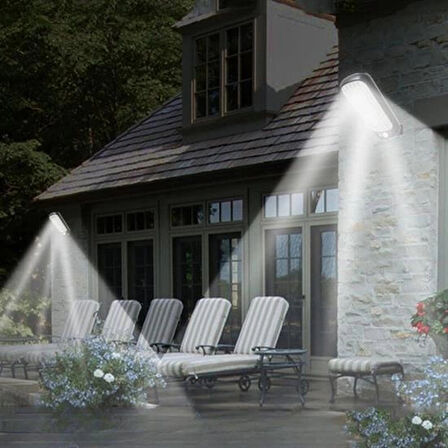 Sensörlü Güneş Enerjisi İle Şarj Olabilen Duvara Monte Solar Aydınlatma  GL-84069 (5365)