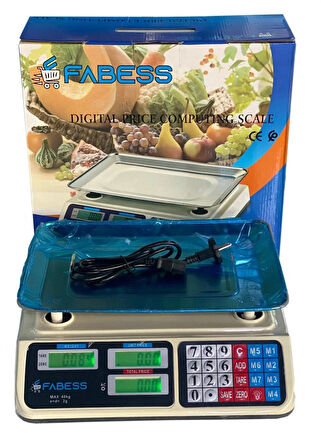 Dijital Göstergeli Elektronik Bakkal Kasap Manav Terazisi 40 Kg (5365)