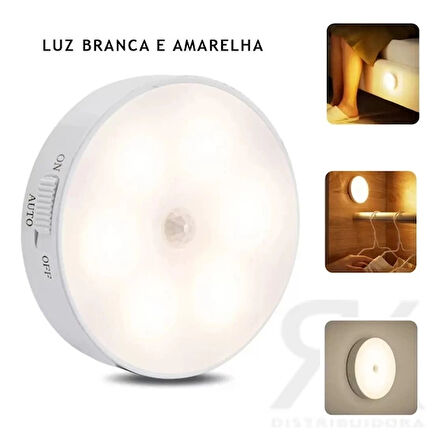 Hareket Sensörü Dolap Altı Aydınlatması USB Şarj Edilebilir LED (5365)