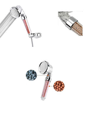 Led Işıklı Su Tasarruflu Banyo Duş Başlığı (5365)