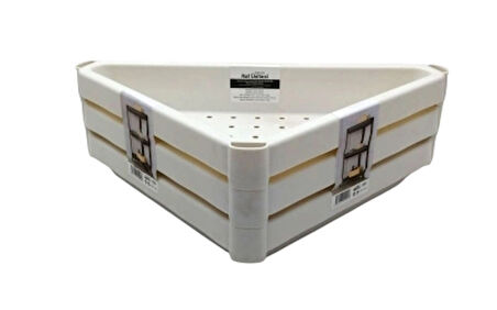 ÜÇGEN - BEYAZ PRATİK RAF ÜNİTESİ PLASTİK (5365)