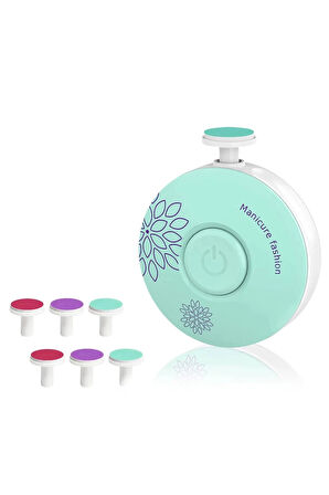 6 Başlıklı Pilli Tırnak Törpüsü ( Bebekler Kullanılabilir )  (5365)