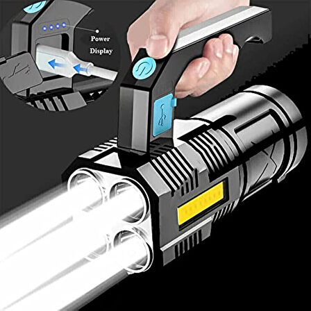 5W USB Şarjlı El Feneri (5365)