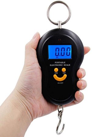 Dijital Elektronik Led Ekran El Terazisi Cep Kantarı Tartısı (5365)