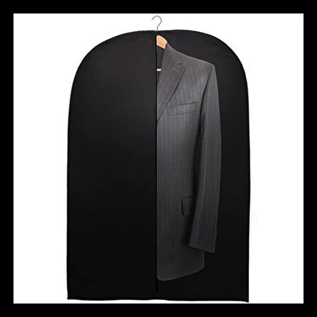 10 ADET TAKIM ELBİSE ASKI KILIFI 63X100CM (5365)