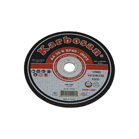 İNOX METAL KESİCİ DİSK 180MMX1.9X22 (5365)