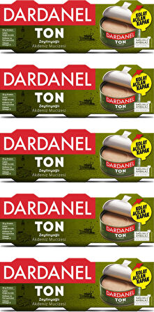 Dardanel Zeytinyağlı Ton Balığı 3 x 75 G 5'li Paket