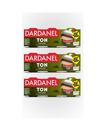 Dardanel  Zeytinyağlı Ton Balığı 3 x 75 G 3'lü Paket