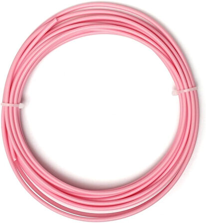 10 Metre PLA Filament PEMBE Renk 3D Kalem ve 3D Yazıcılar için Uygundur