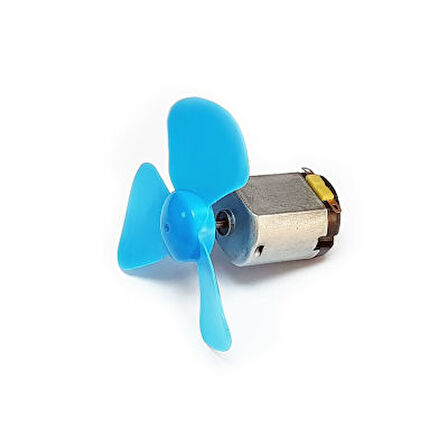 Motor Pervane Set 10 Lu (Motor Pervane 2li Pil Yuvası On-Off Anahtar)