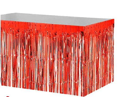 Kırmızı Masa Eteği