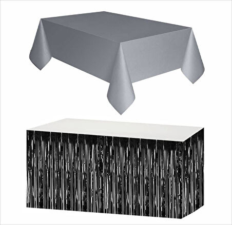 Gümüş Masa Örtüsü, Siyah Masa Eteği