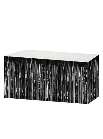 Siyah Masa Örtüsü, Siyah Masa Eteği, Siyah Arka Fon