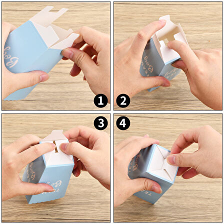 8 Adet Mavi Mısır Kutusu