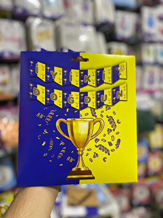 Taraftar Sarı Lacivert Banner