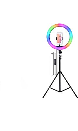 Yaratıcılığınızı Renklendirin: 33 cm Çapında RGB Renkli Halka Işık