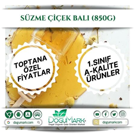 Süzme Çiçek Balı (850g)