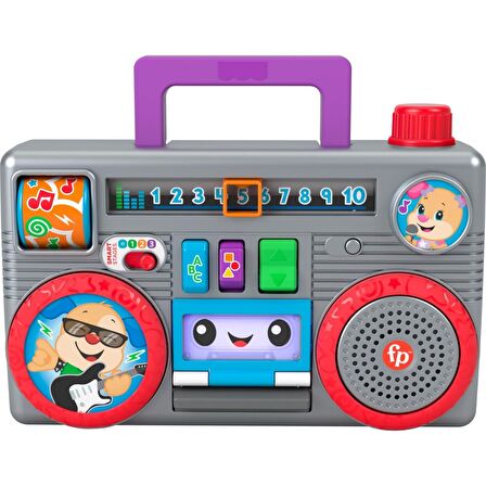 Fisher-Price Eğlen ve Öğren Müzik Kutusu, Türkçe Konuşan Aktivite Oyuncağı GYC04