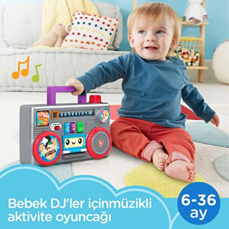 Fisher-Price Eğlen ve Öğren Müzik Kutusu, Türkçe Konuşan Aktivite Oyuncağı GYC04