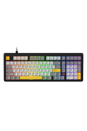 AK980 DayDream Switch Kablolu Mekanik Oyun Klavyesi- RGB Aydınlatmalı- Siyah