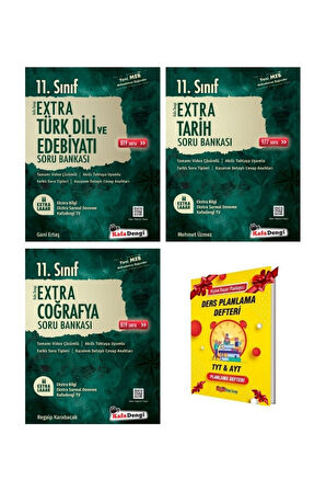11. Sınıf Sözel Soru Bankası Extra 3lü Set