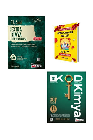 11. Sınıf Extra Kimya Soru Bankası ve Deneme
