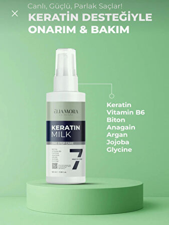 Saç Besleyici Keratin Sütü X7 Bileşen