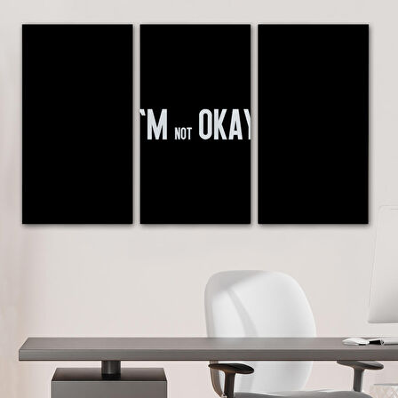 Ben İyi Değilim Kanvas Tablo, Aykırı Duvar Sanatı, Tablo-5371