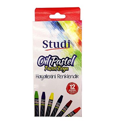 Studi Oil Pastel Boya 12 Renk