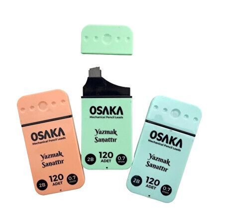 Osaka 120 li 2b Kalem Ucu 75 mm 0.7 mm 3 lü Set