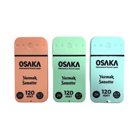 Osaka 120 li 2b Kalem Ucu 75 mm 0.7 mm 3 lü Set