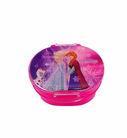 Lisanslı Frozen Pembe Yemek Seti