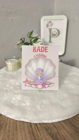 Pamuğum Atelier Deniz Kızı Tasarımlı Şans Bilekliği Kişiye Özel Hediye Seti 15 Adet