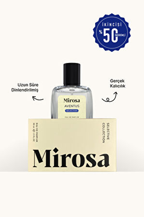 Mirosa Aventus Selective Dinlendirilmiş Kalıcı Erkek Parfümü Premium EDP 50ml S506