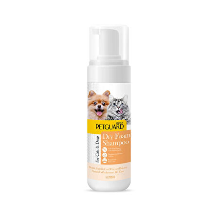 KEDİ KÖPEK VANİLYA KURU KÖPÜK ŞAMPUAN 200 ML