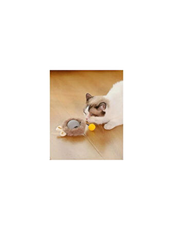 Tüylü Şarjlı Kedi Oyuncağı