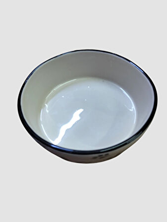 PATİLİ SERAMİK MAMA/SU KABI 